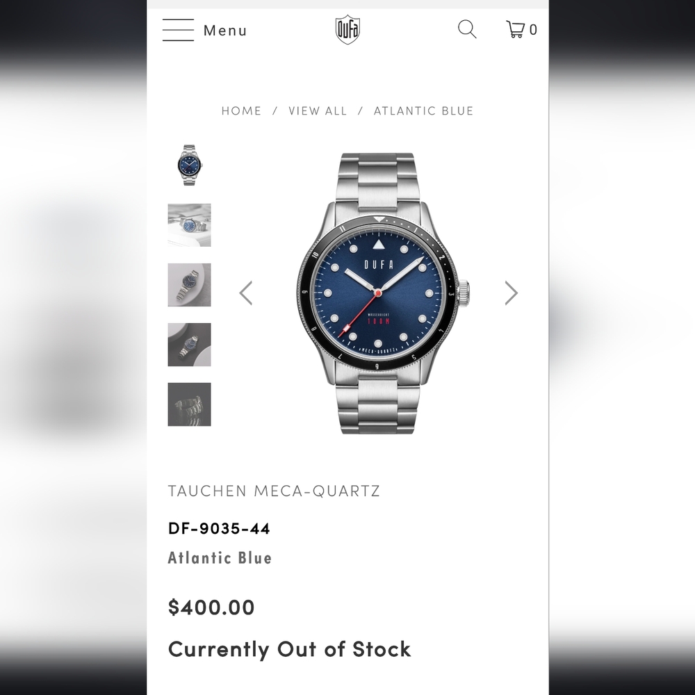 DUFA Men's Watch
